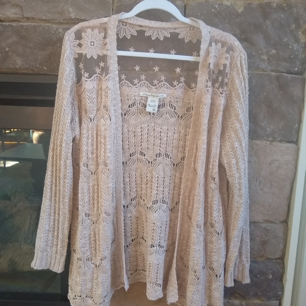 beautiful crocheted sweater